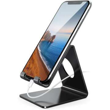 Lamicall Phone Stand: Adjustable and Stylish Design