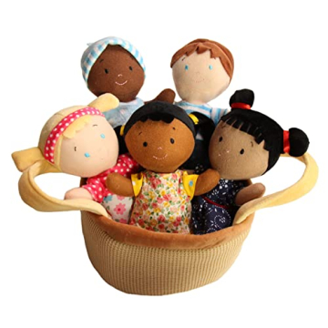 Snuggle Stuffs Diversity Plush Dolls Set for Toddlers