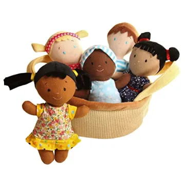 Snuggle Stuffs Diversity Plush Dolls Set for Toddlers