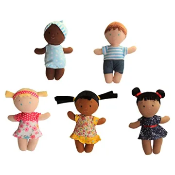 Snuggle Stuffs Diversity Plush Dolls Set for Toddlers