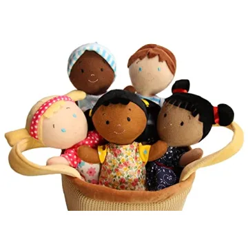Snuggle Stuffs Diversity Plush Dolls Set for Toddlers