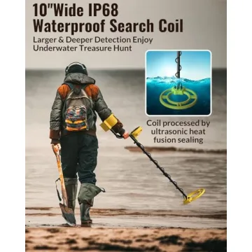 MIYAY Metal Detector - Lightweight & Waterproof with LCD Display