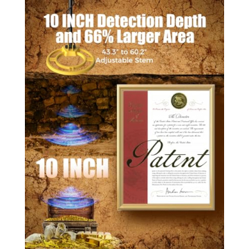 MIYAY Metal Detector - Lightweight & Waterproof with LCD Display