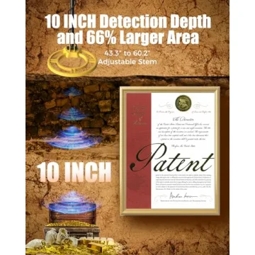 MIYAY Metal Detector - Lightweight & Waterproof with LCD Display