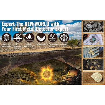 MIYAY Metal Detector - Lightweight & Waterproof with LCD Display