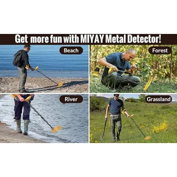 MIYAY Metal Detector - Lightweight & Waterproof with LCD Display