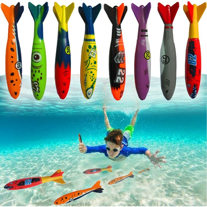 Underwater Diving Torpedo Bandits - 5" Sharks Set