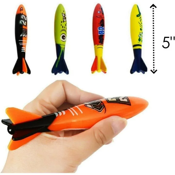 Underwater Diving Torpedo Bandits - 5" Sharks Set