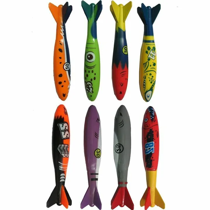 Underwater Diving Torpedo Bandits - 5" Sharks Set