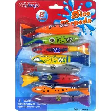 Underwater Diving Torpedo Bandits - 5" Sharks Set