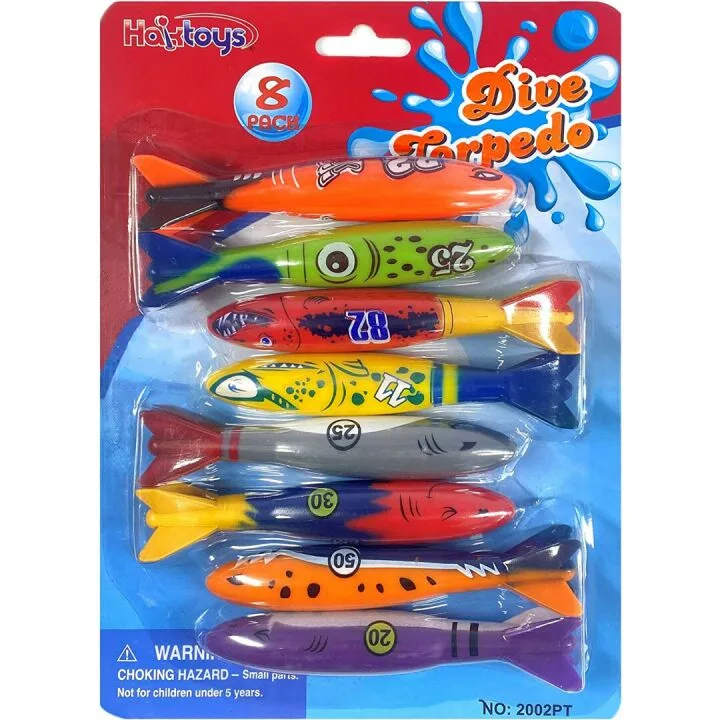 Underwater Diving Torpedo Bandits - 5" Sharks Set