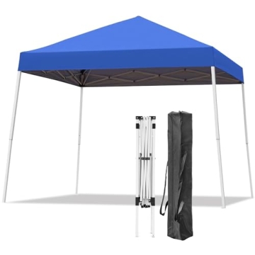 Oneofics Canopy Tent, 10X10 FT Pop Up Canopy Outdoor Instant Tent Slant Legs with Carrying Bag, Port...