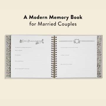 As We Grow: A Modern Memory Book for Married Couples (Heirloom Story Books and Guided Journals)