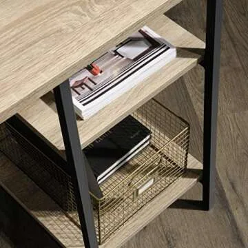 Stylish Sauder North Avenue Desk in Charter Oak Finish