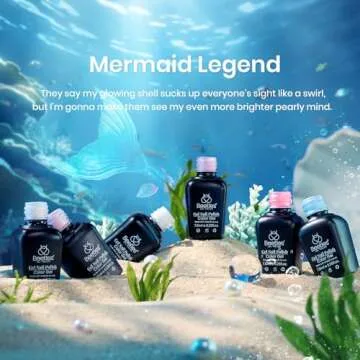 Beetles Pearl Gel Nail Polish 6 Colors Shimmer Glitter White Pink Blue Gel Nail Polish Mermaid Gel S...