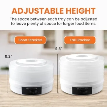 Elite Gourmet Digital Food Dehydrator for Healthy Snacks