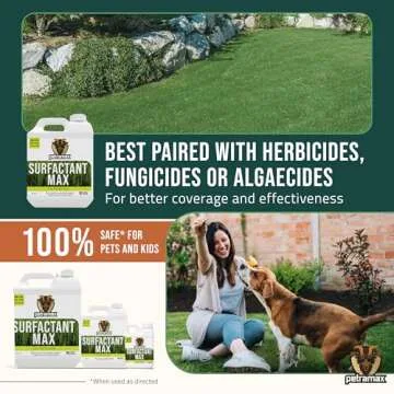 PetraMax Sprayer's Surfactant for Herbicides - NonIonic Surfactant for Weed Killer, Foliar, Unwanted Grass, Herbicide - Spreader Sticker - Surfactant Wetting Agent - 32 oz