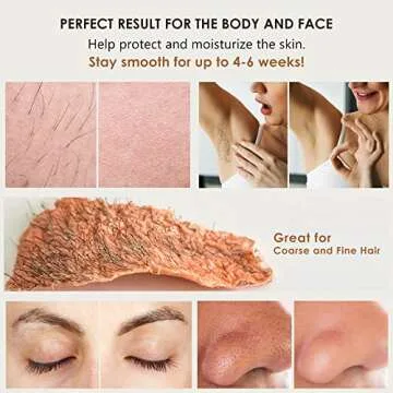 DELEXI All-in-one Waxing Kit for Women +5 Pack Salon Quality Wax for Full Body Hair Removal - Ideal for Bikini, Brazilian, Underarms, Legs, Eyebrows, Chest, Back, and Mustache | For Sensitive Skin