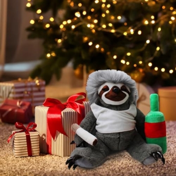 Gears Out Moochie The Farting Slacker Sloth - Fun Plush Toy