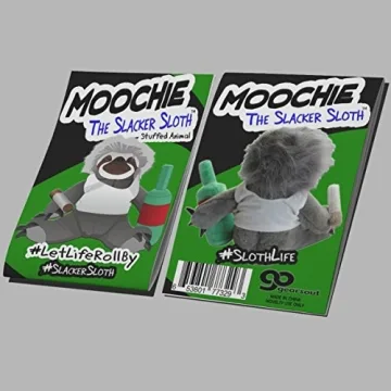 Gears Out Moochie The Farting Slacker Sloth - Fun Plush Toy