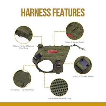 Tactical Dog Harness | Durable and Comfortable for Active Dogs