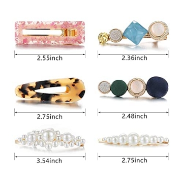 Mehayi 20 PCS Pearls Hair Clips for Elegant Styling