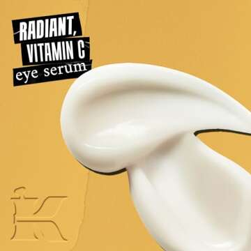Kiehl's Powerful-Strength 10% Vitamin C Eye Serum, Line-Reducing & Dark Circle Diminishing Eye Cream...