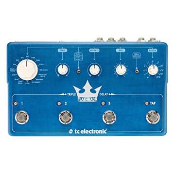 TC Electronic FLASHBACK TRIPLE DELAY Pedal for Musicians