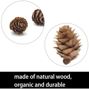 Deloky 150 Mini Natural Pine Cones for Holiday Crafts