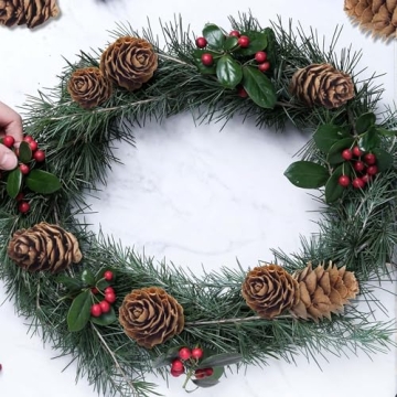 Deloky 150 Mini Natural Pine Cones for Holiday Crafts