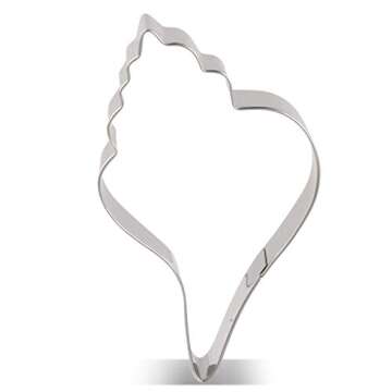 LILIAO Conch Shell Cookie Cutter - 2.7 x 4.1 inches - Stainless Steel