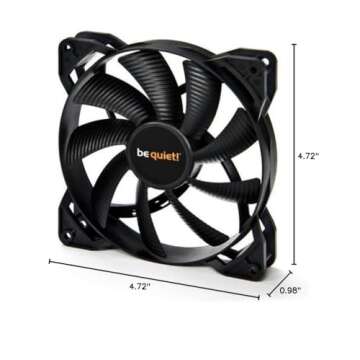be quiet! Pure Wings 2 120mm PWM Premium Low Noise Cooling Fan | Black | BL039