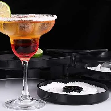 Harewu 3-Tier Cocktail Seasoning Box for Margaritas
