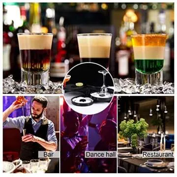 Harewu 3-Tier Cocktail Seasoning Box for Margaritas