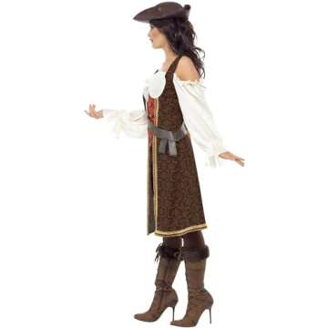 Smiffys High Seas Pirate Wench Costume - Adventure Awaits!