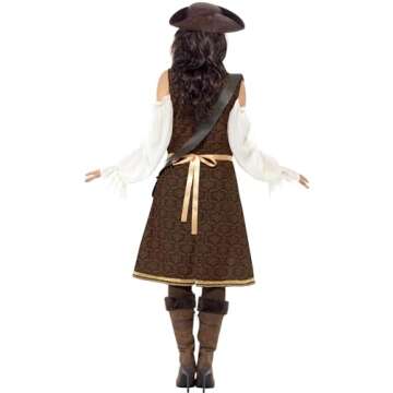 Smiffys High Seas Pirate Wench Costume for Themed Events