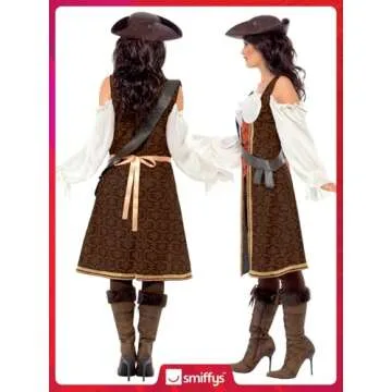 Smiffys High Seas Pirate Wench Costume for Themed Events