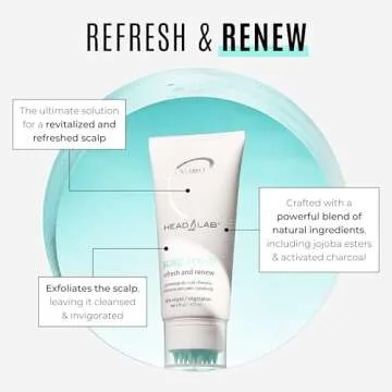 Malibu C Head Lab Scalp Scrub (6 oz) + Scalp Wellness Collection (33.8oz) - Soothing Gentle Scalp Ex...