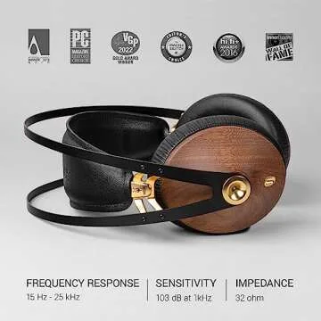 Meze 99 Classics Walnut Gold | Luxury Wooden Headphones
