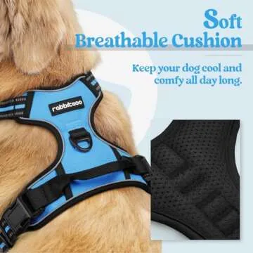Rabbitgoo Dog Harness No Pull and Adjustable for Small Dogs