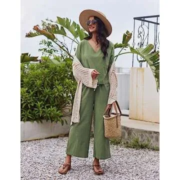 Stylish Ekouaer Women's Cotton Lounge Set for All Occasions