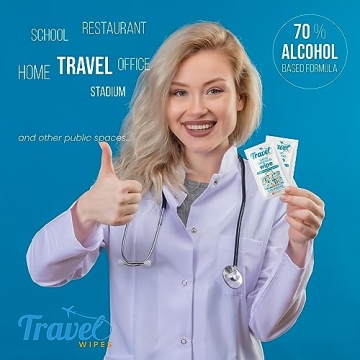 Travel Hand Sanitizing Wipes - Fresh Citrus Scent 30ct