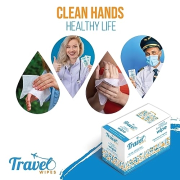 Travel Hand Sanitizing Wipes - Fresh Citrus Scent 30ct