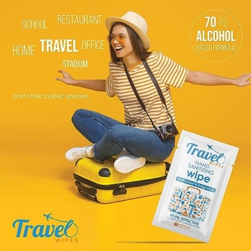 Travel Hand Sanitizing Wipes - Fresh Citrus Scent 30ct