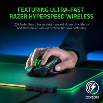 Razer Basilisk Ultimate Wireless Gaming Mouse - 20K DPI