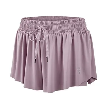 luogongzi 2 in 1 Flowy Shorts Cute Clothes for Women Gym Yoga Athletic Workout Running Hiking Spande...