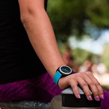 Barton Aqua Blue Silicone Watch Band for All-Day Comfort