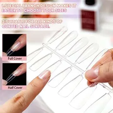 Makartt Coffin Nail Tips for Stunning DIY Manicures