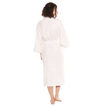 Terry Cloth Bathrobe Robe for Women Best Christmas Gifts for Her Holiday Xmas Gift Ideas - Women’s 0050 S/M, Natural White