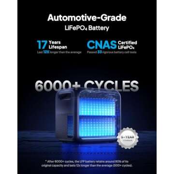 BLUETTI Elite 200 V2 Portable Power Station, 2073.6Wh LiFePO4 Battery Backup w/ 4 2600W AC Outlets (3900W Power Lifting), 17-Year Lifespan, Solar Generator for Camping, Off-grid, Power Outage